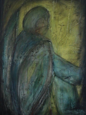 (2005) Flügelwesen -80 X 100