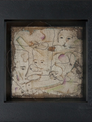 (2010) Gesichter mit Herz -25 X 25