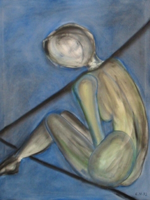 (1992)Frauenakt80x100